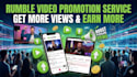 promote rumble video promotion rumble subscriber, rumble views
