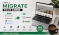 migrate prestashop lightspeed bigcommerce shopware to woocommerce shopify store