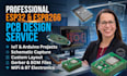 design esp32 esp8266 iot pcb layout, schematic, gerber and bom files
