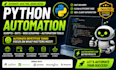 develop python automation script, web scraping bot, data scraping, selenium