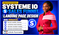 build systeme io salesfunnel systeme io landing page systeme io website systeme