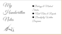 do handwritten notes and documents for biology subjects