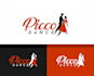 custom dance studio logo with elegant and modern style