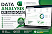 analyze excel data and create business reports and dashboard