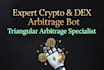 develop custom crypto arbitrage bot, dex arbitrage bot, triangular arbitrage bot