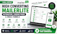 setup go high level converting mailerlite automation landing pages email funnel