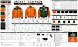 create jacket tech pack for bomber varsity puffer jacket and outerwear