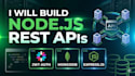 build rest API using nodejs expressjs and mongodb
