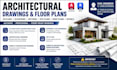 draw all your architectural plan in autocad