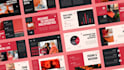 redesign company profile, powerpoint presentation pitch deck canva ppt slides