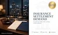 draft a persuasive insurance settlement demand letter for a fair offer