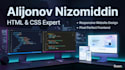 convert UI design to html css responsive website