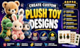 create custom plush toy stuffed animal dolls, plush design