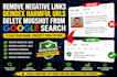 remove negative links deindex harmful urls delete mugshot from google search