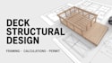 design deck framing plan and structural calculations for permit
