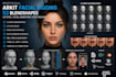 make 3d model and add 52 arkit blendshape,  apple arkit facial rigging, lip sync