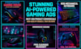 design gaming and tech  product social media ads