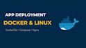 containerize and deploy your application