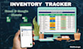 build inventory tracking spreadsheet for your store