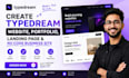 create typedream website portfolio landing page no code business site