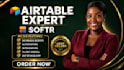 do airtable CRM setup, airtable consultant, airtable workflow automation, softr
