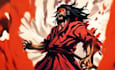create epic 2d anime fighting animation with smooth action scene