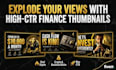 design clickable finance youtube thumbnails