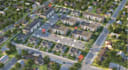 produce cgi visualization from masterplan concept, urban landscape 3d render,skp