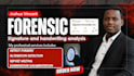 do forensic signature analysis, detect forged signatures, document examination