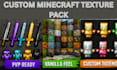 create custom minecraft texture pack resource pack pvp vanilla textures