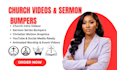 create custom church sermon bumper intro closing video sermon series graphics