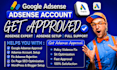 get google adsense approval and fix adsense website issues