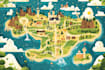 design vector or isometric map illustration