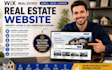develop wix real estate website property listing lead generation website
