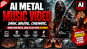 make an ai metal music video with dark brutal cinematic quality for your band