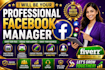 be your professional facebook page manager