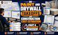 do paint and drywall takeoffs and construction cost estimation