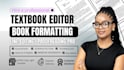 do standard textbook layout formatting, kdp paperback ebook manuscript editor