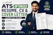 write an ats optimized resume and cover letter