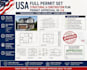 do USA full permit set,structural and construction plan permit approval in ca