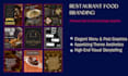 design restaurant social media posts for food branding