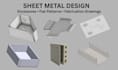 do 3d sheet metal enclosures, flat patterns dxf and fabrication drawings for cnc