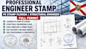 professional engineer stamp pe stamp florida  structural engineer full permit
