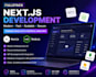 build a full stack nextjs web application with nodejs