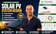 design solar pv system with simulation and single line diagram