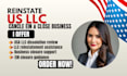 file llc dissolution, reinstatement, amendment and ein closure