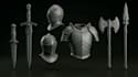 create 3d weapon sword armor and cosplay assets for games