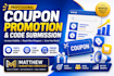 manually submit your coupon codes to top coupon sites