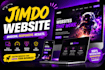 design or redesign a professional jimdo website as an expert