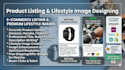 provide professional ecommerce product image and do listings
